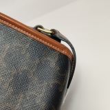 Celine Folco Bag Triomphe Coated Canvas Medium — thumbnail 13