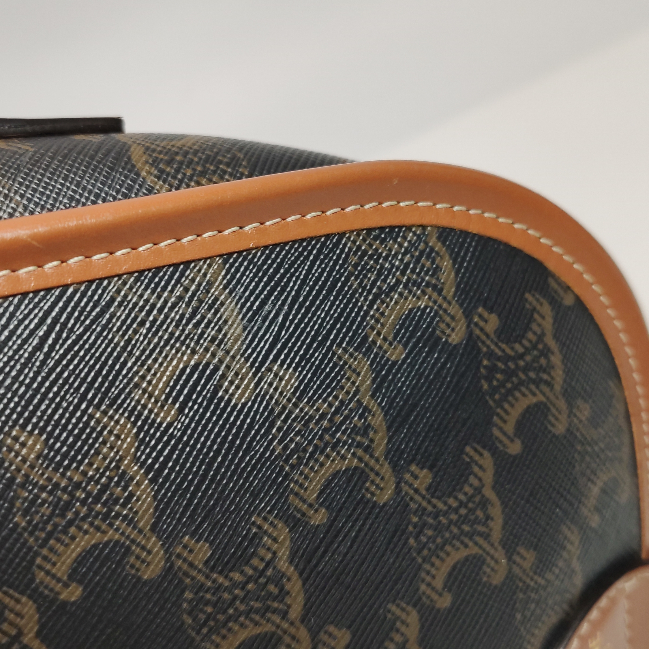 Celine Folco Bag Triomphe Coated Canvas Medium — photo 11 of 21