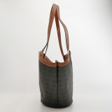 Celine Couffin Tote Shoulder Bag Black Brown Medium — thumbnail 4