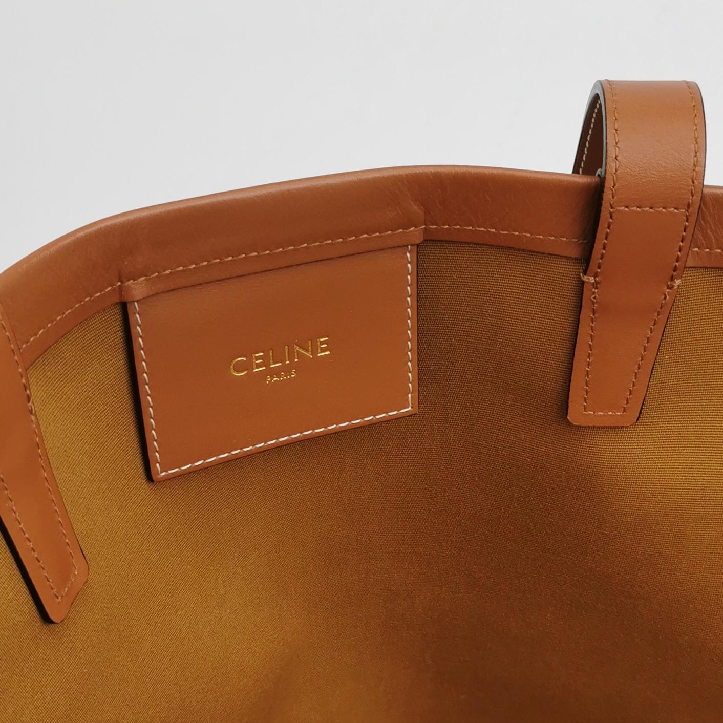 Celine Couffin Tote Shoulder Bag Black Brown Medium