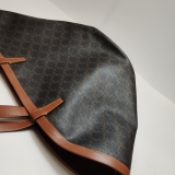 Celine Couffin Tote Shoulder Bag Black Brown Medium — thumbnail 8