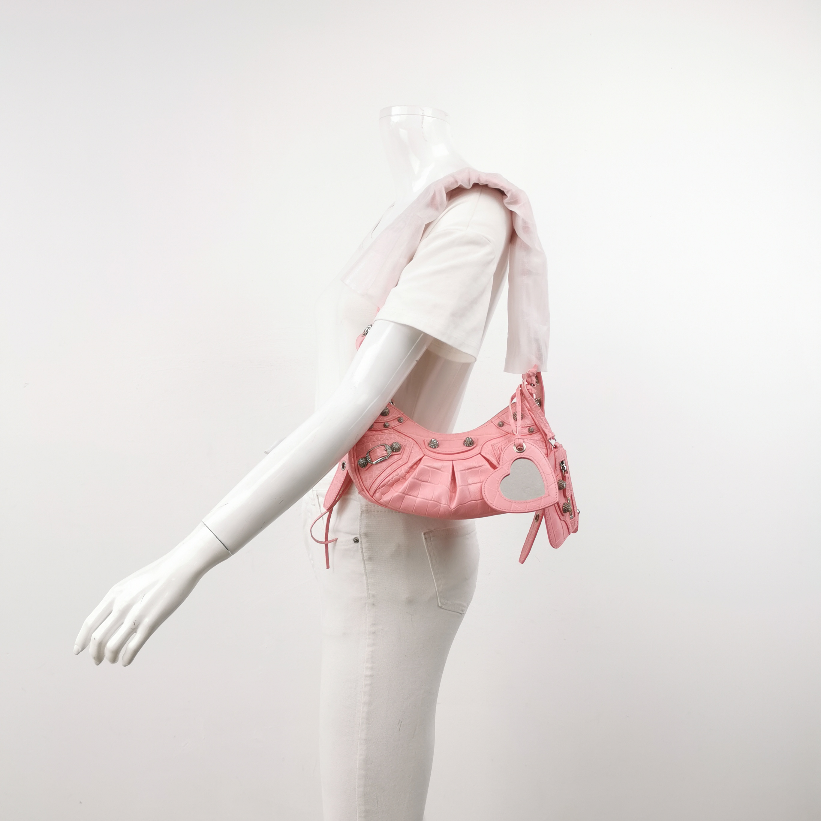 Balenciaga Le Cagole Giant Studs Shoulder Bag Leather XS — alternate view