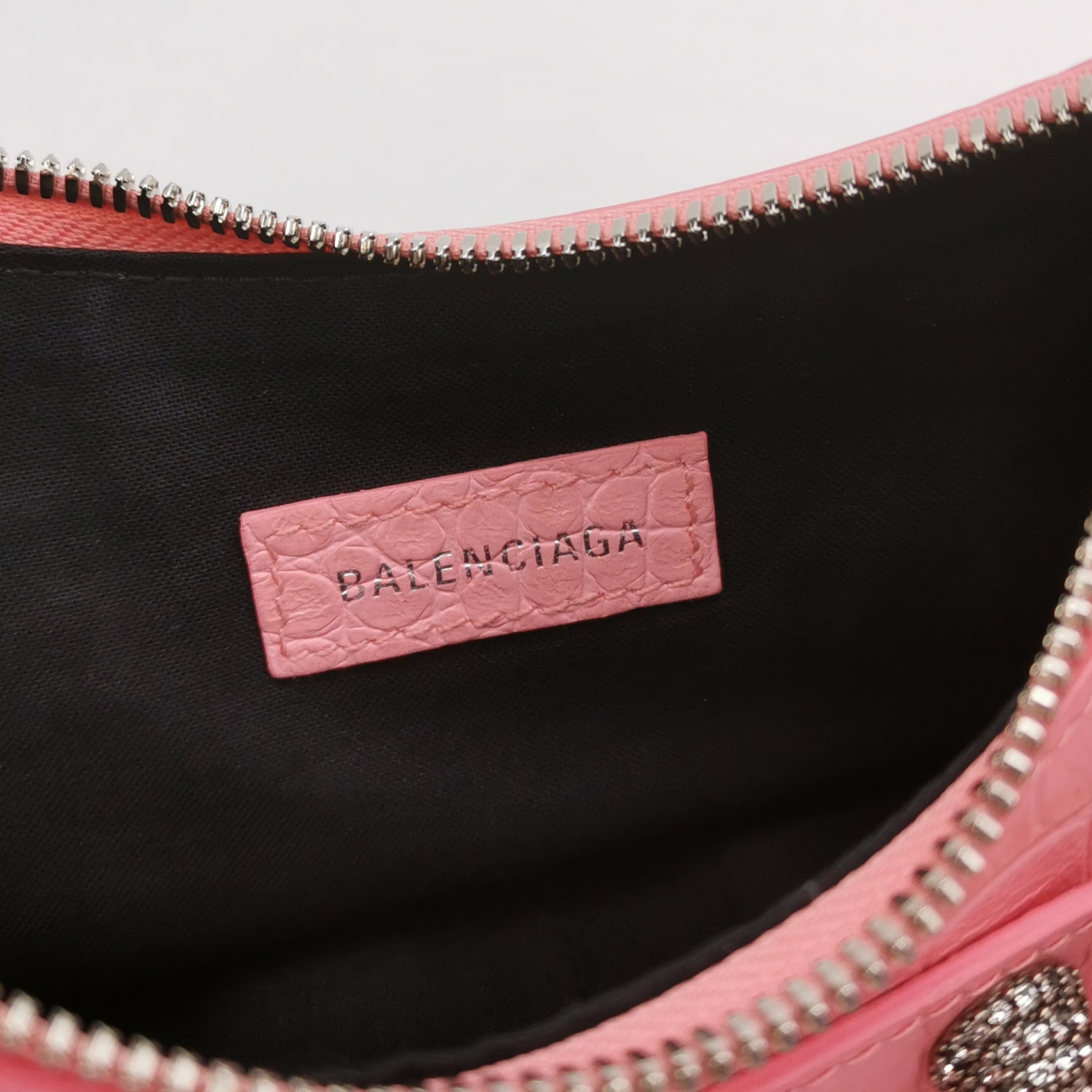 Balenciaga Le Cagole Giant Studs Shoulder Bag Leather XS