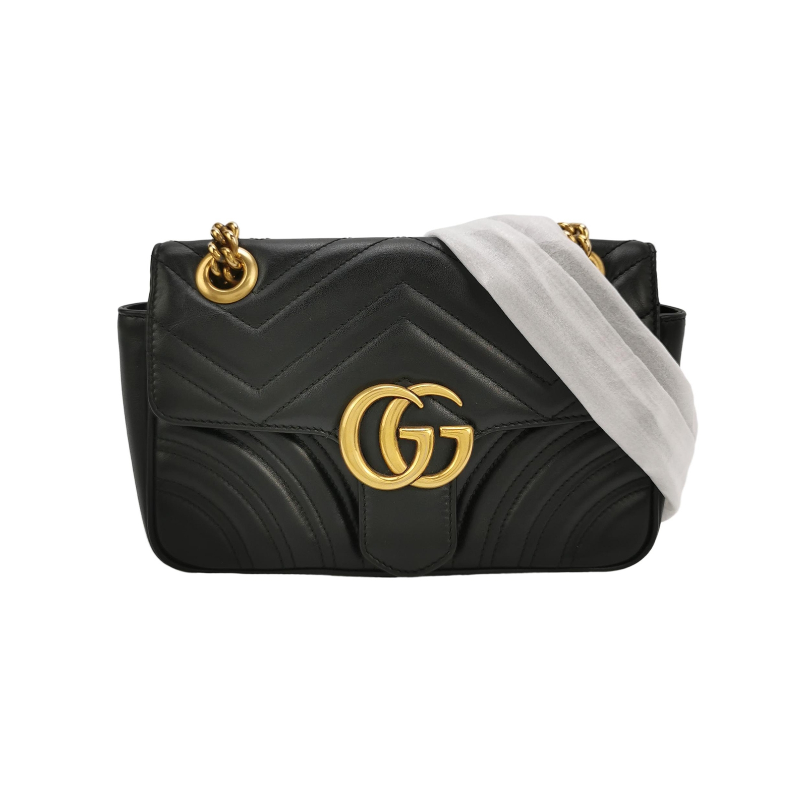 Gucci GG Marmont Flap Bag Matelasse Leather Small — photo 1 of 16