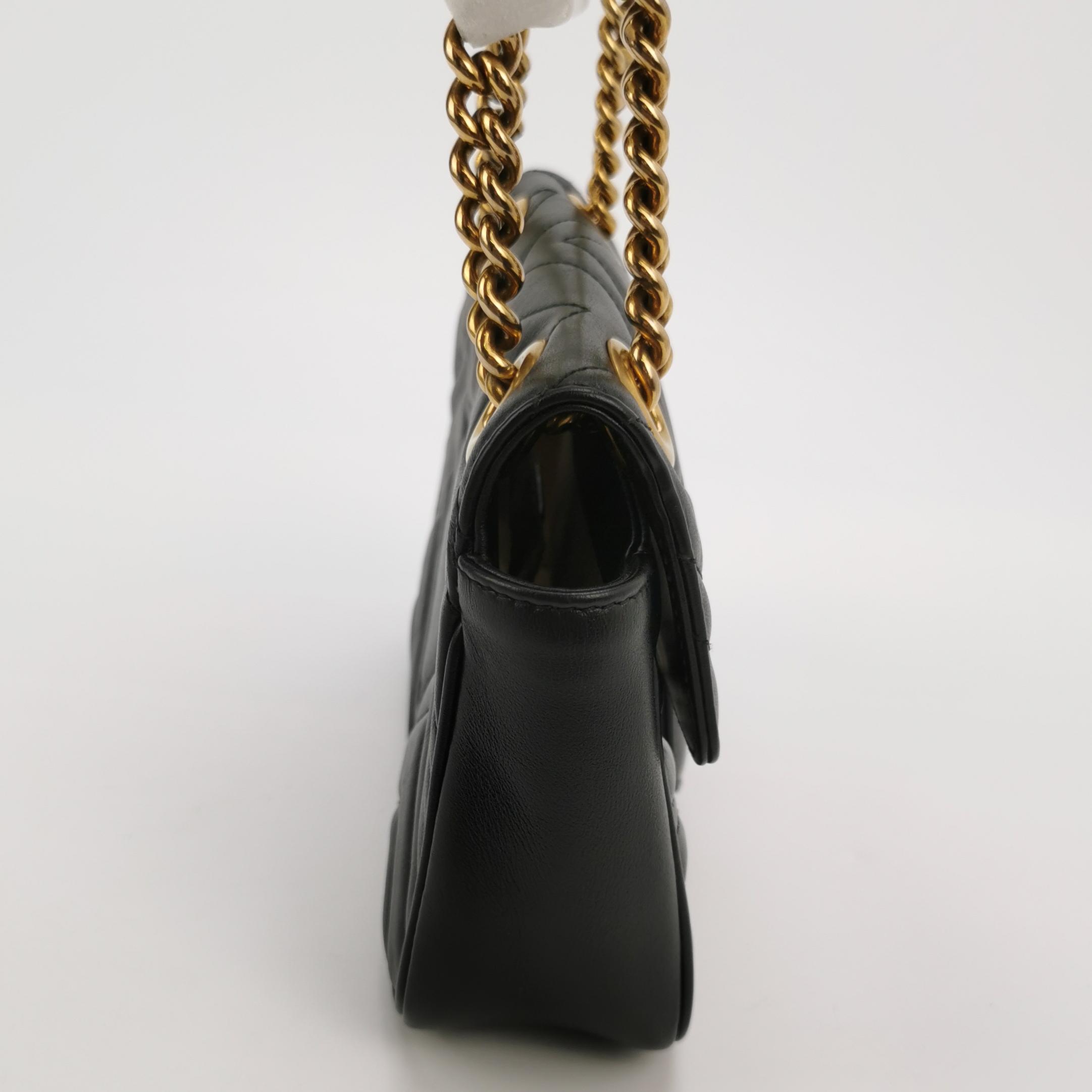 Gucci GG Marmont Flap Bag Matelasse Leather Small — photo 4 of 16