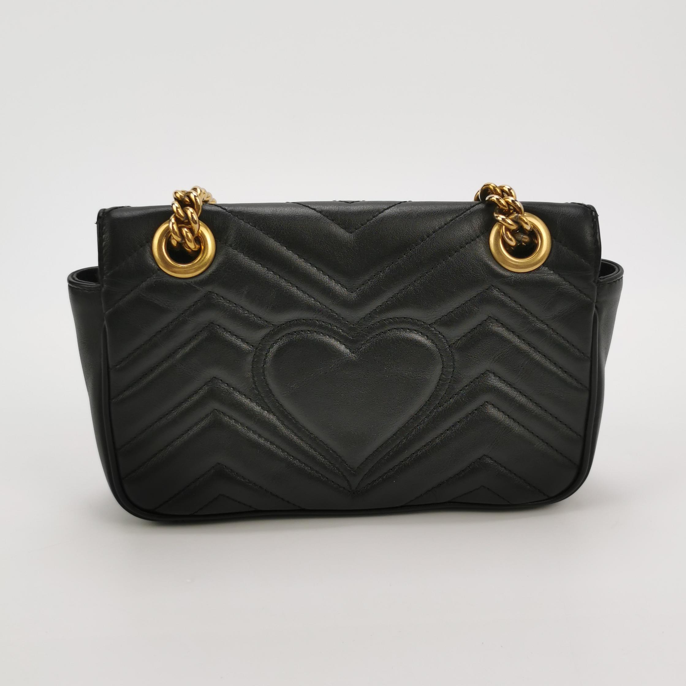 Gucci GG Marmont Flap Bag Matelasse Leather Small — photo 5 of 16