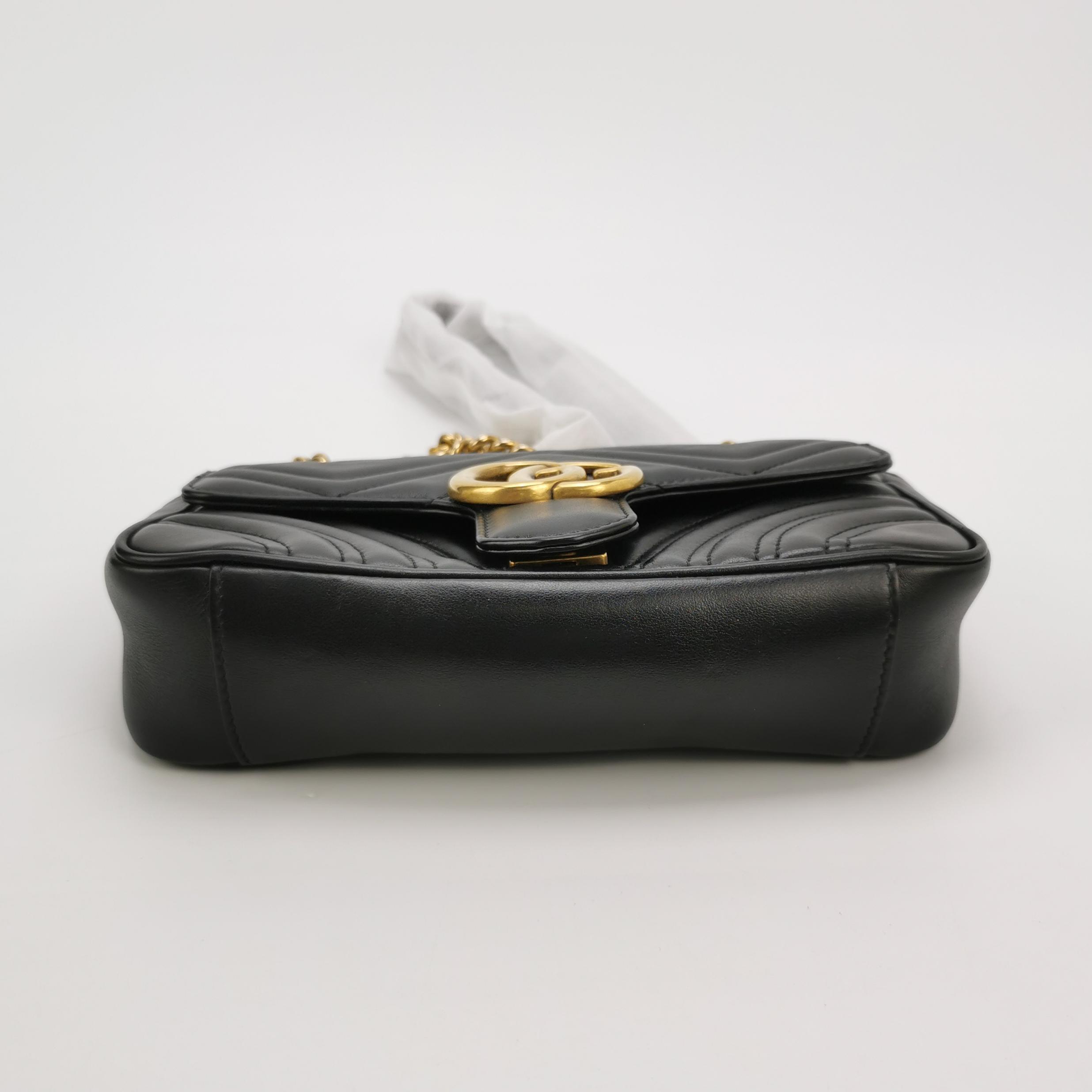 Gucci GG Marmont Flap Bag Matelasse Leather Small — photo 6 of 16