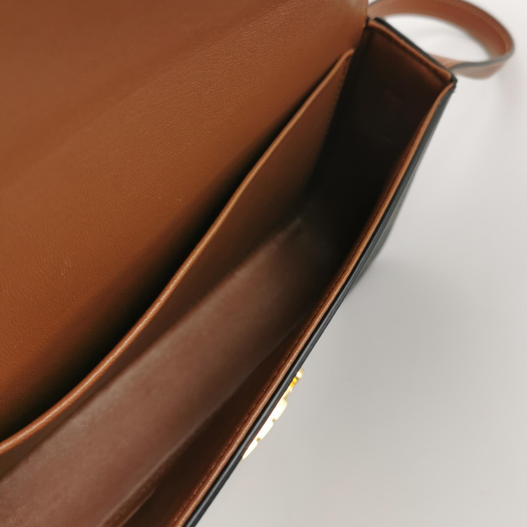 Celine Claude Shoulder Bag Triomphe Coated Canvas — photo 12 of 15