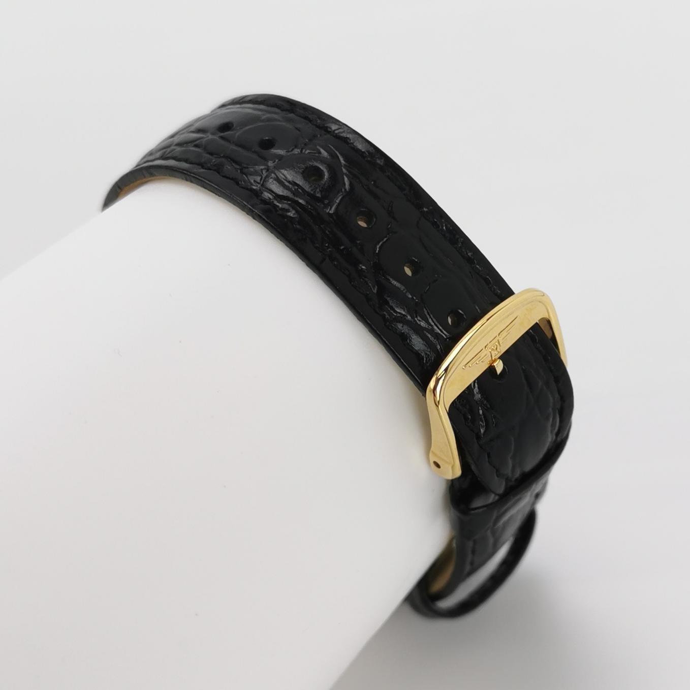 Longines Women's 'Lyre' White Dial Leather Strap Automatic Watch — photo 7 of 9