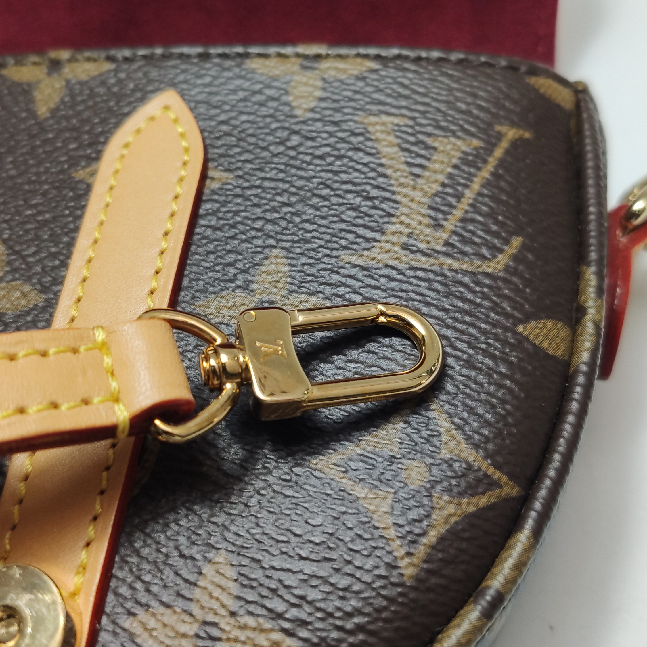 Louis Vuitton(LV) Chantilly NM Handbag Monogram Canvas Micro — photo 9 of 14