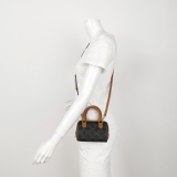 Celine Boston Bag Triomphe Coated Canvas Mini — thumbnail 2