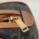Celine Boston Bag Triomphe Coated Canvas Mini — thumbnail 9
