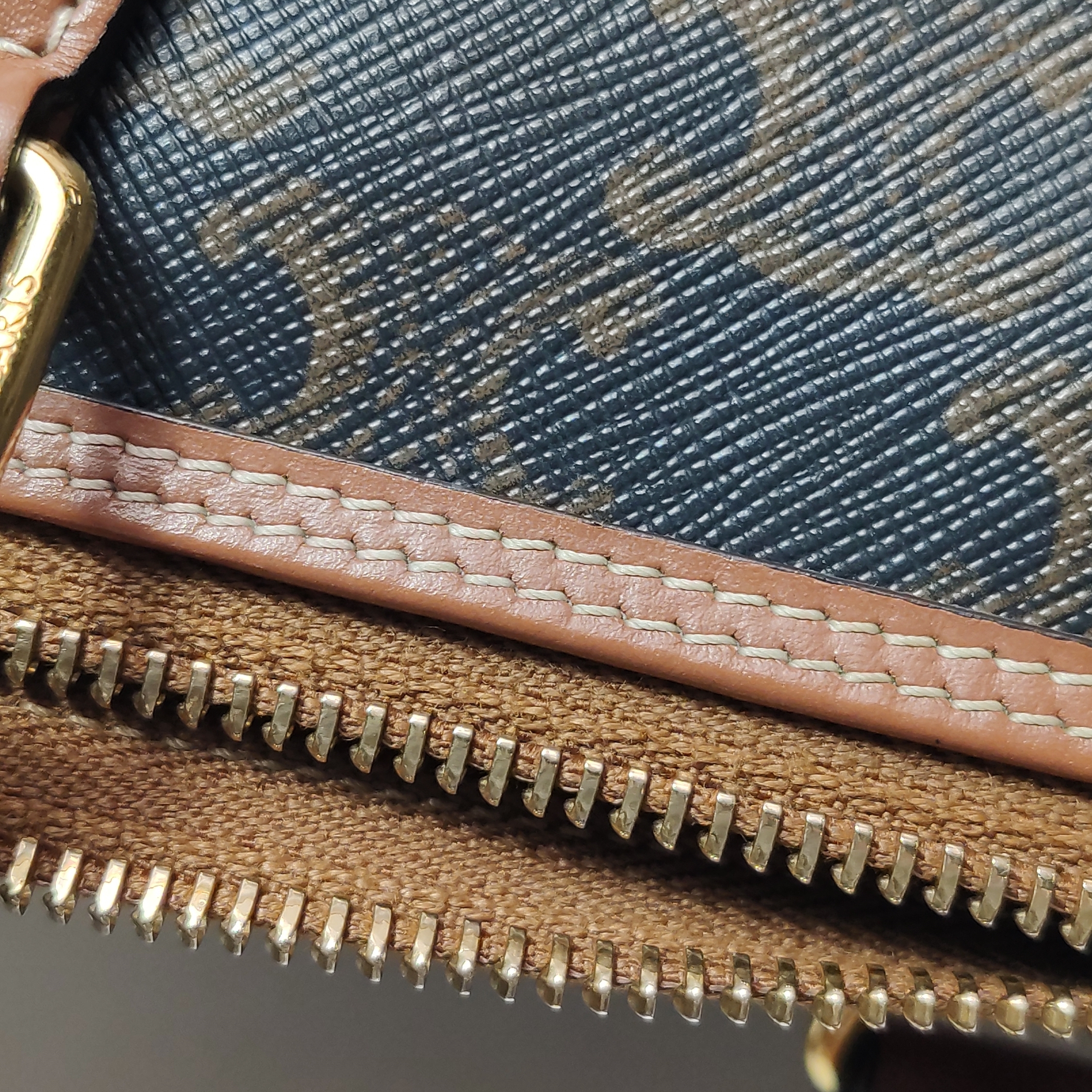 Celine Boston Bag Triomphe Coated Canvas Small — photo 10 of 17