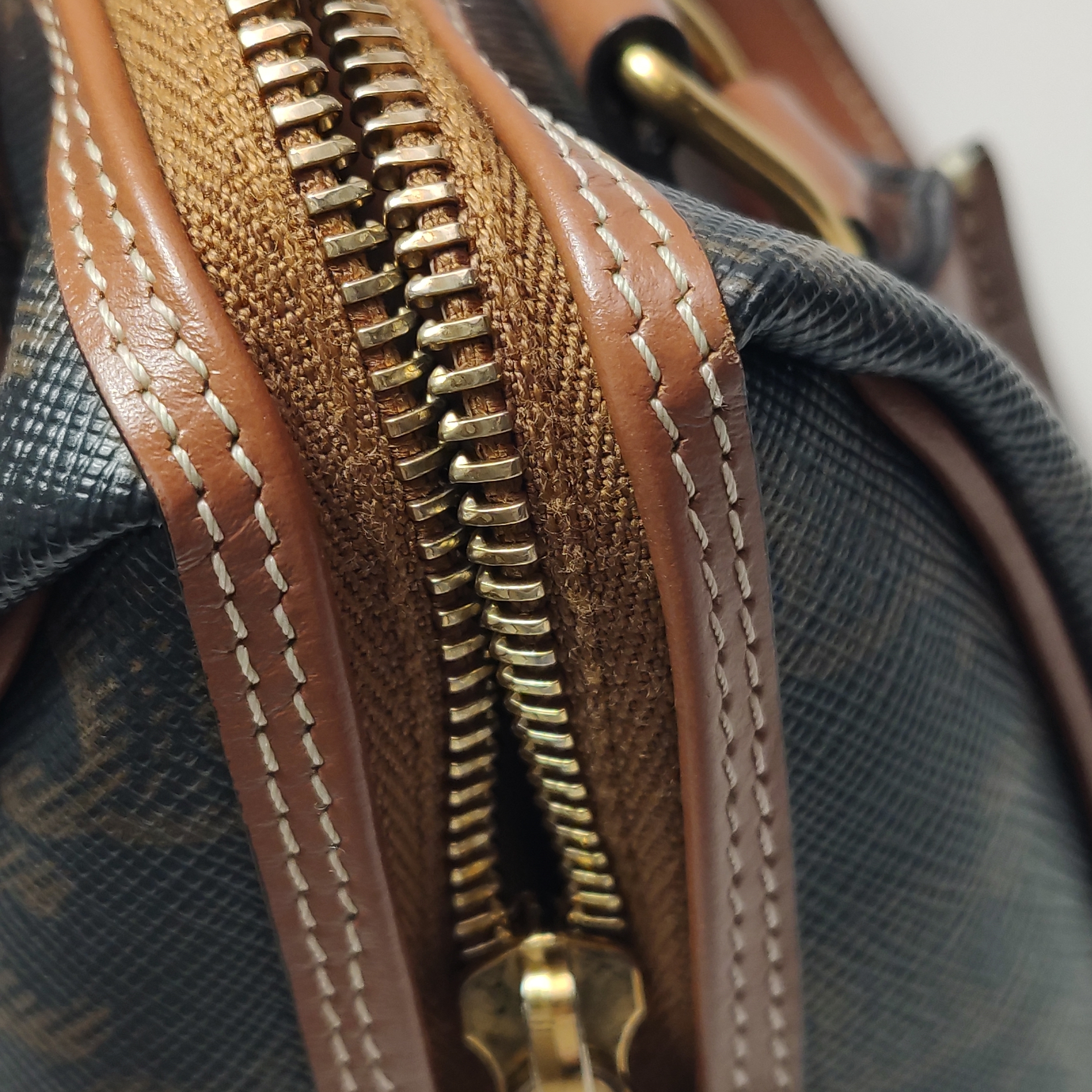 Celine Boston Bag Triomphe Coated Canvas Small — photo 11 of 17