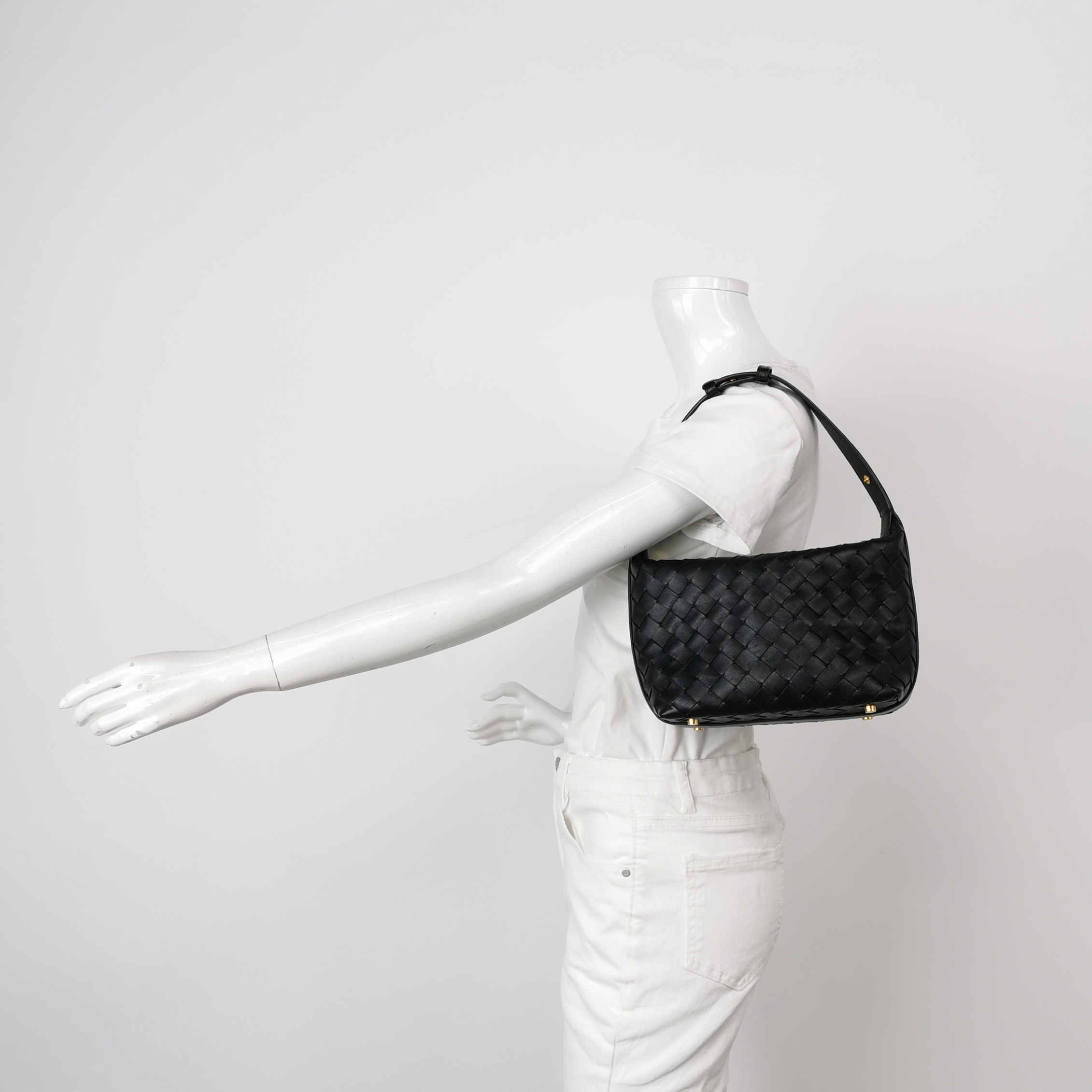 Bottega Veneta(BV) Wallace Shoulder Bag Intrecciato Nappa Mini — alternate view