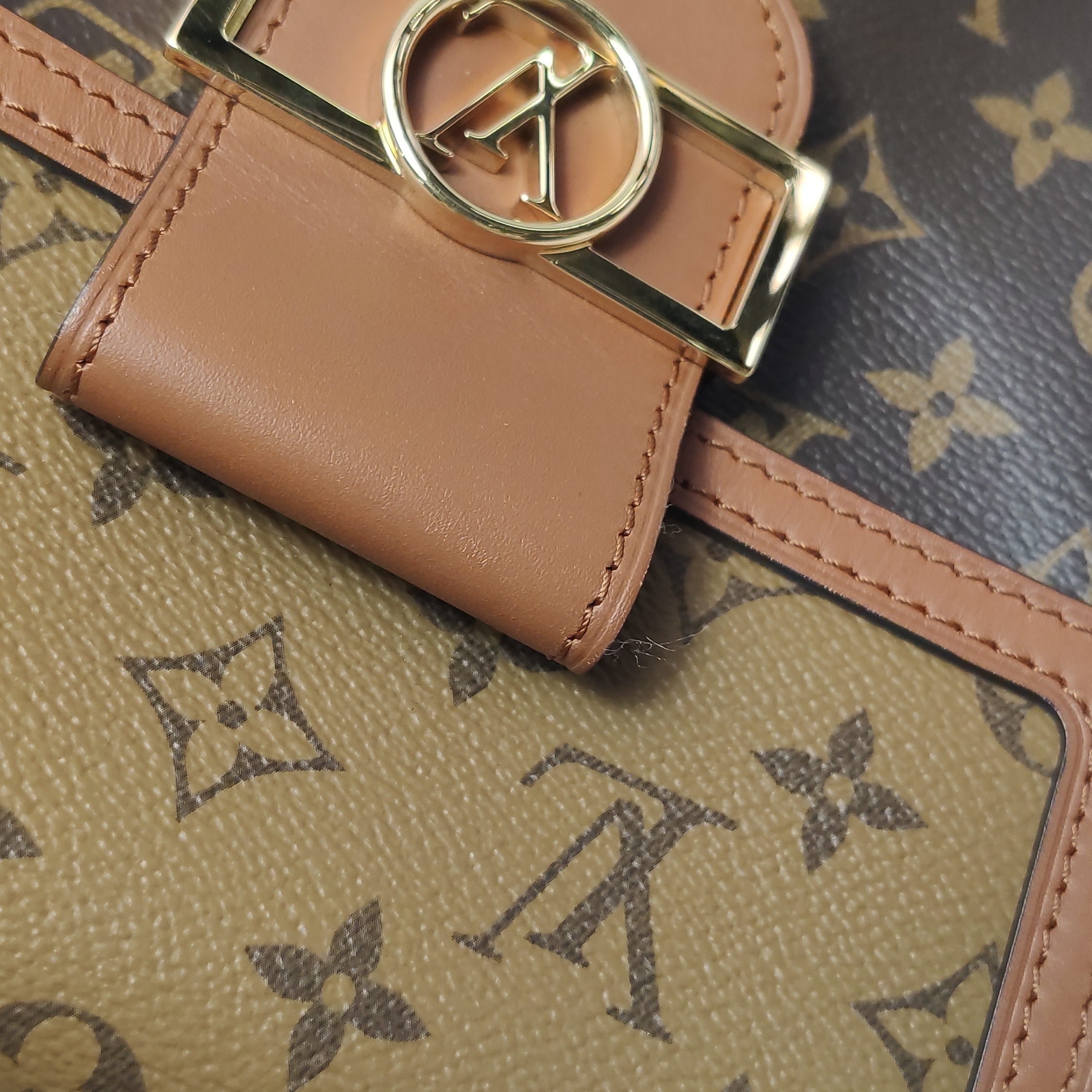 Louis Vuitton(LV) Dauphine Backpack Reverse Monogram Canvas PM — photo 10 of 15