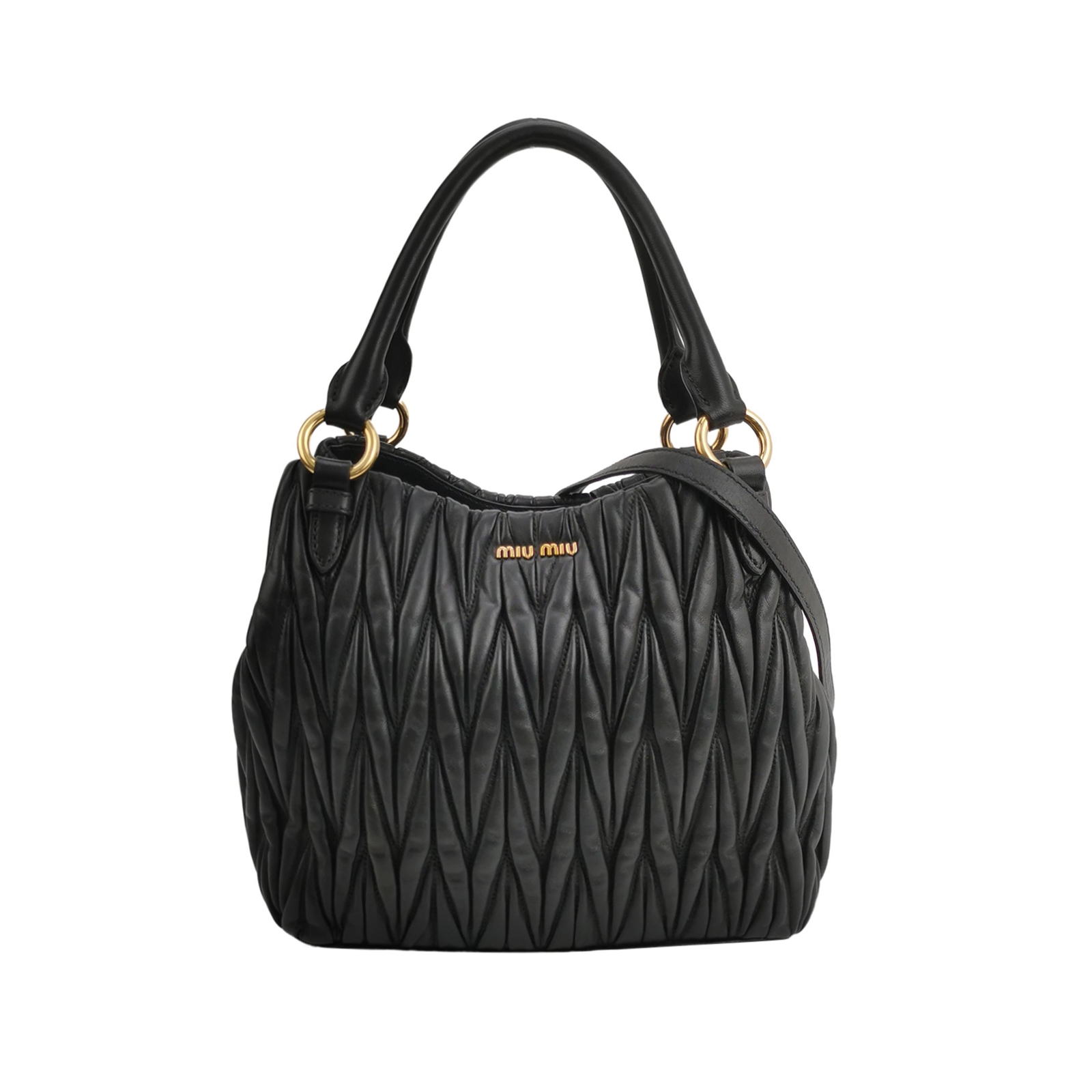 Miu Miu Convertible Tote Matelasse Leather — photo 1 of 15