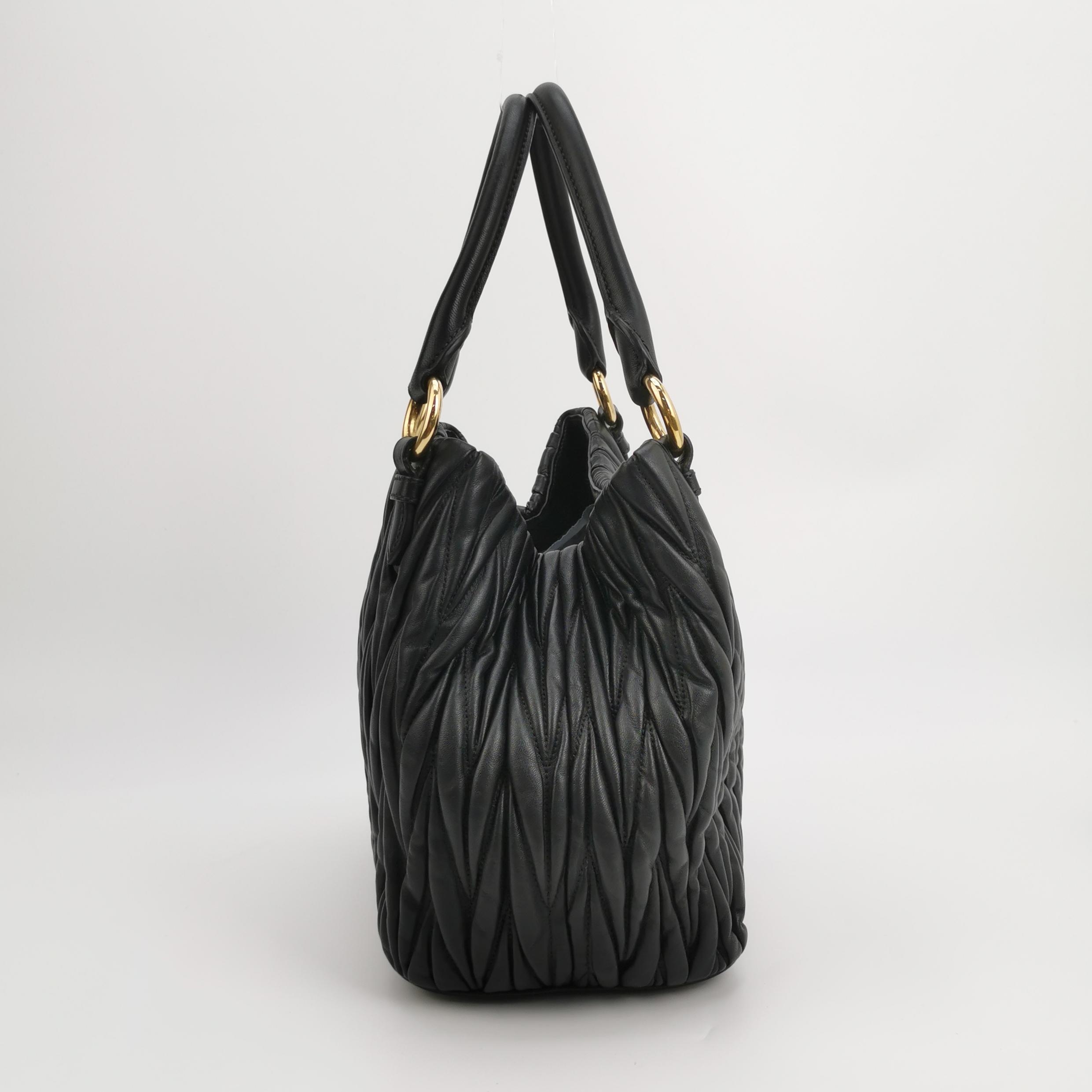 Miu Miu Convertible Tote Matelasse Leather — photo 3 of 15