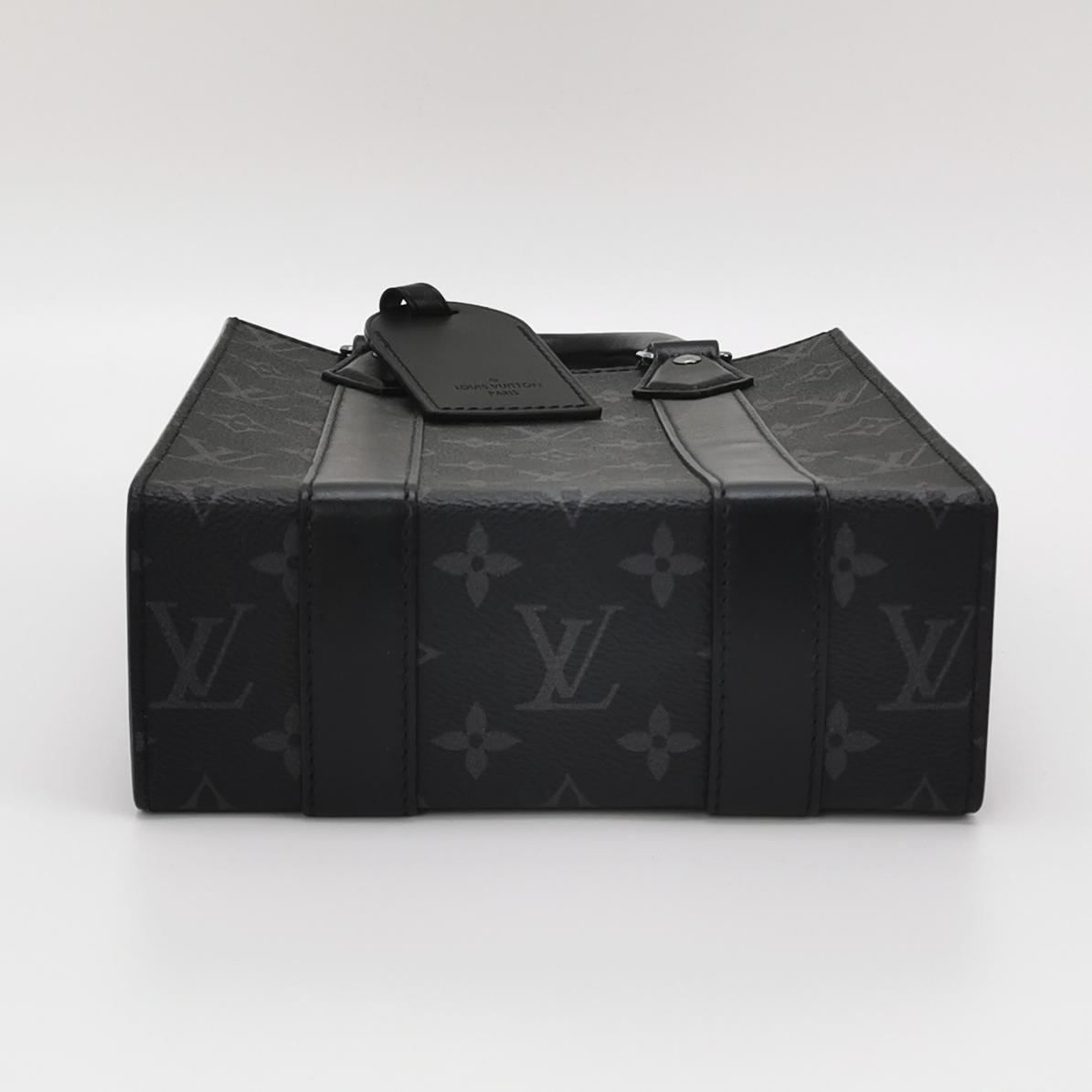 Louis Vuitton(LV) Sac Plat Bag Monogram Eclipse Canvas Mini — photo 6 of 16