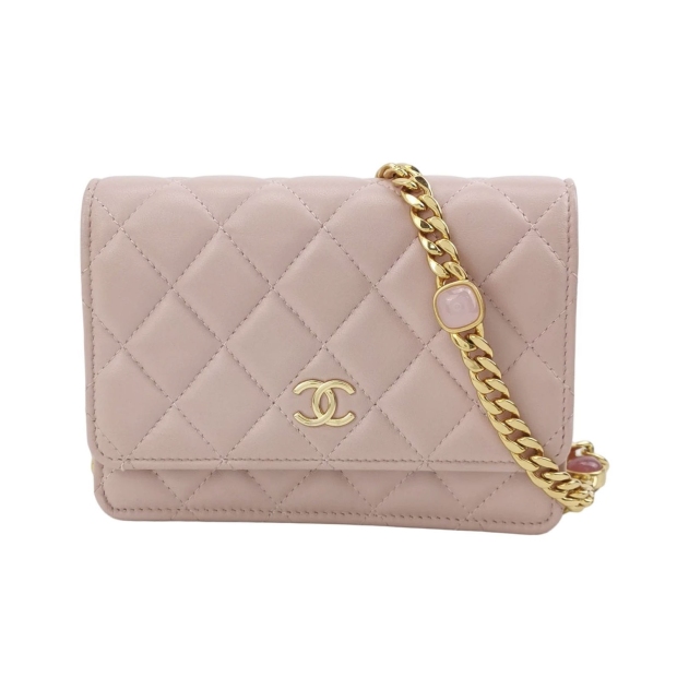 Chanel Wallet On Chain Quilted Lambskin Light  — pre-owned, Vierlot