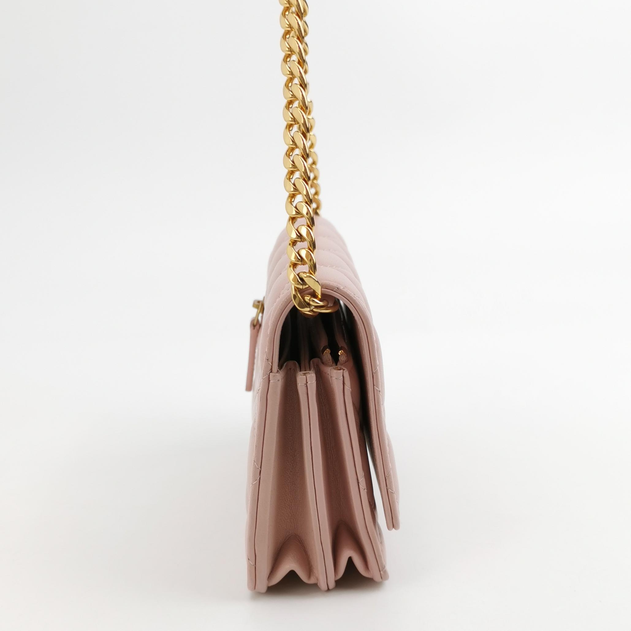 Chanel Wallet On Chain Quilted Lambskin Light  — photo 4 of 15