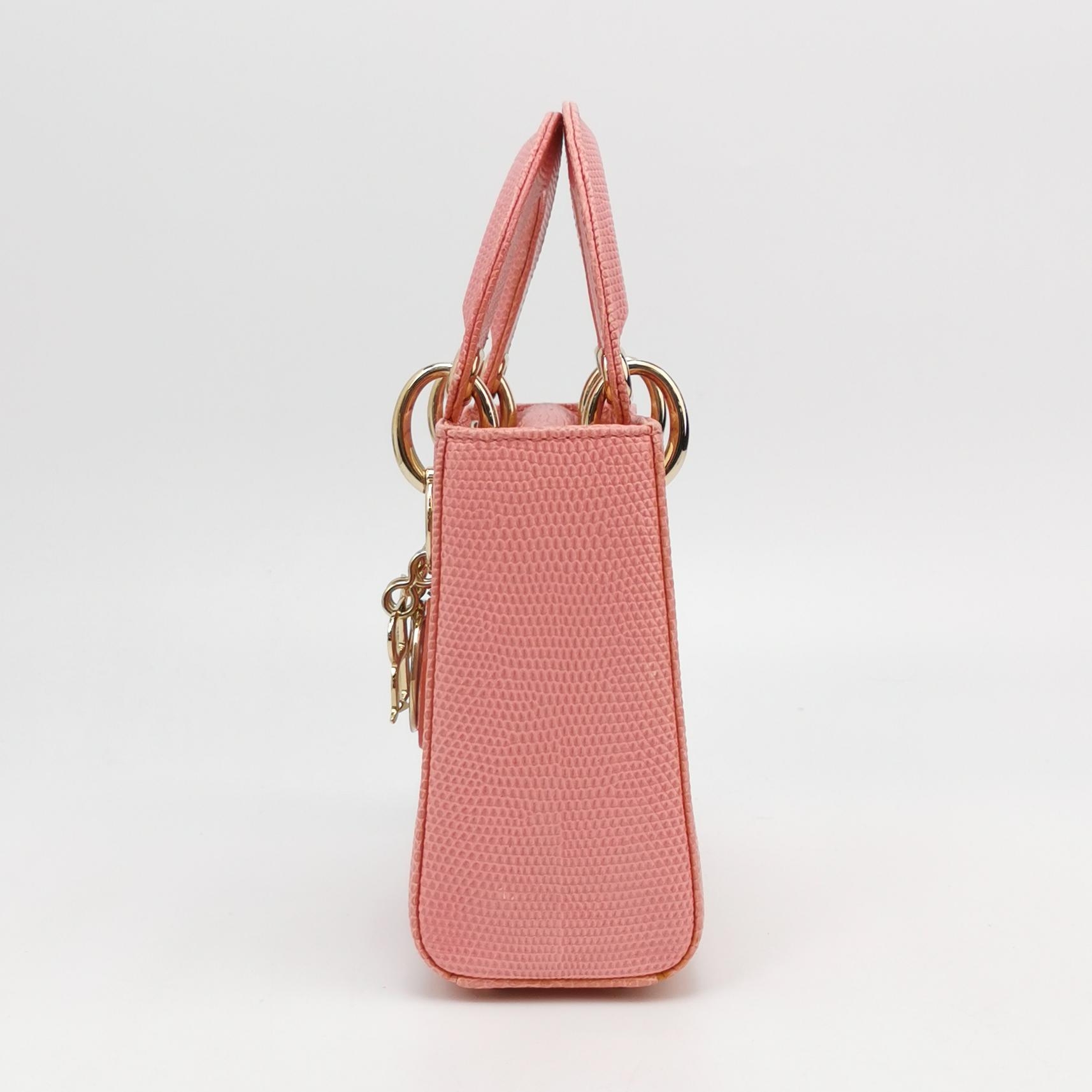 Christian Dior Lady Dior Chain Bag Lizard Mini — photo 4 of 16