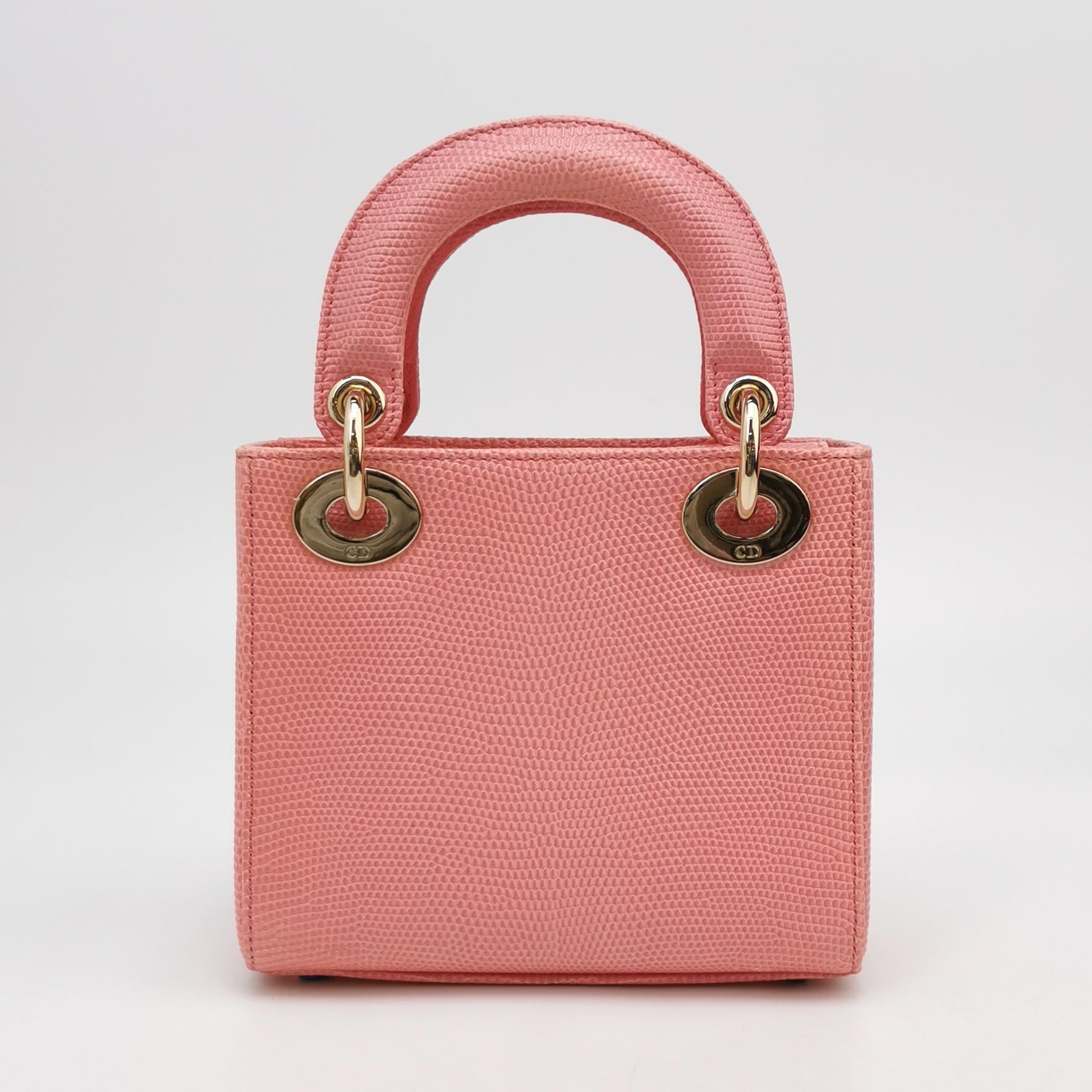Christian Dior Lady Dior Chain Bag Lizard Mini — photo 5 of 16