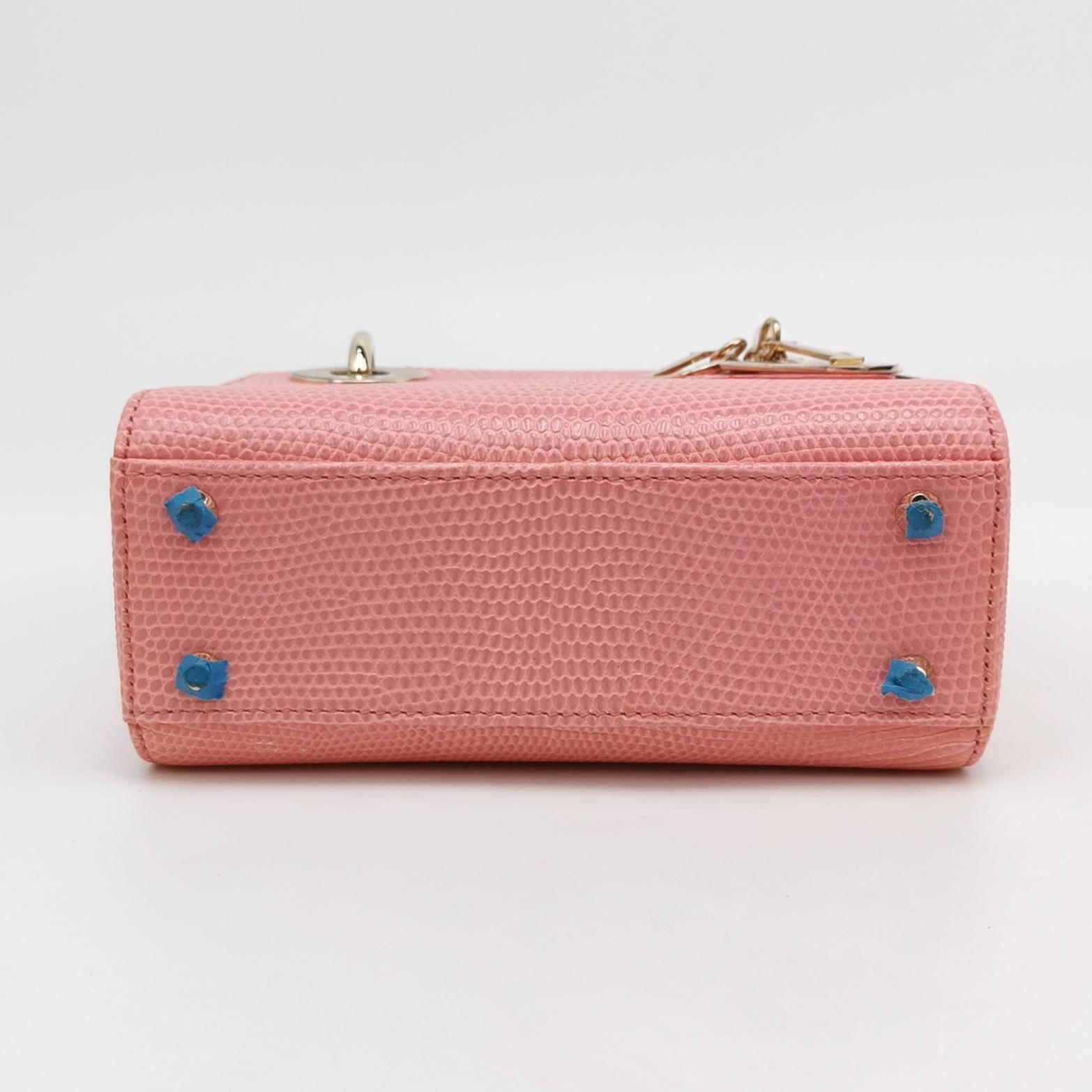 Christian Dior Lady Dior Chain Bag Lizard Mini — photo 6 of 16