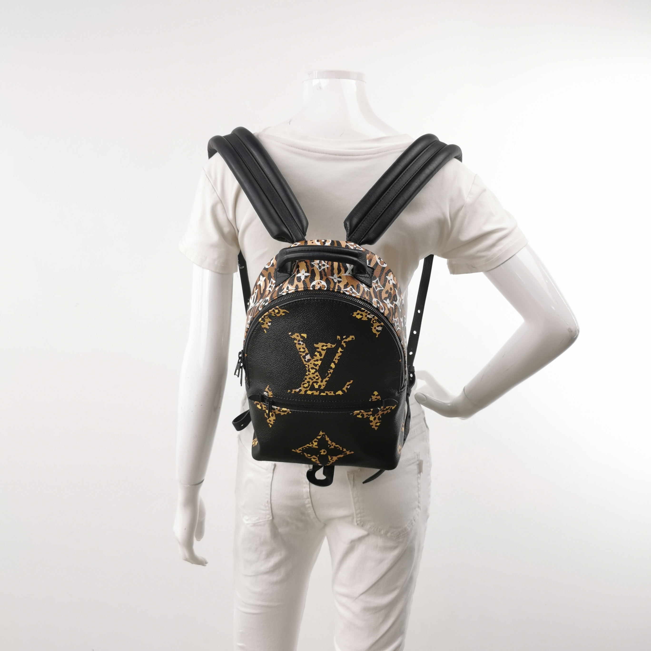 Louis Vuitton(LV) Palm Springs Backpack Limited Edition Jungle Monogram Giant PM — alternate view