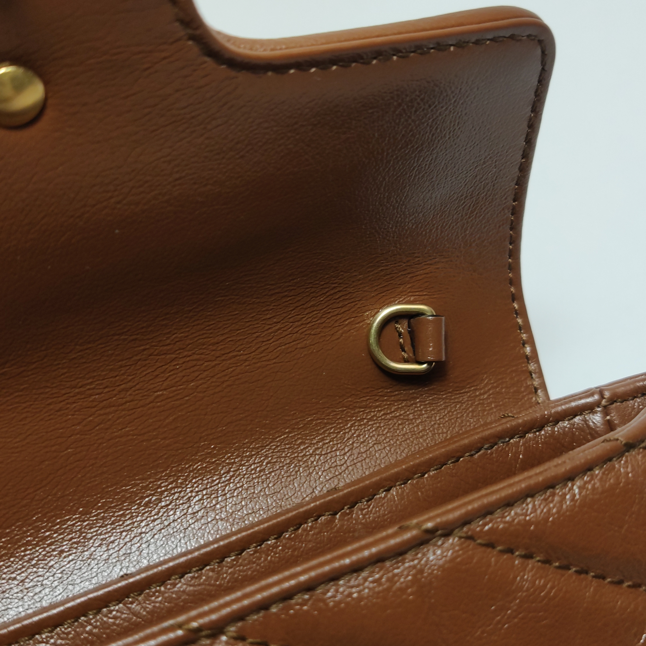 Gucci GG Marmont Flap Bag Diagonal Quilted Leather Super Mini — photo 9 of 14