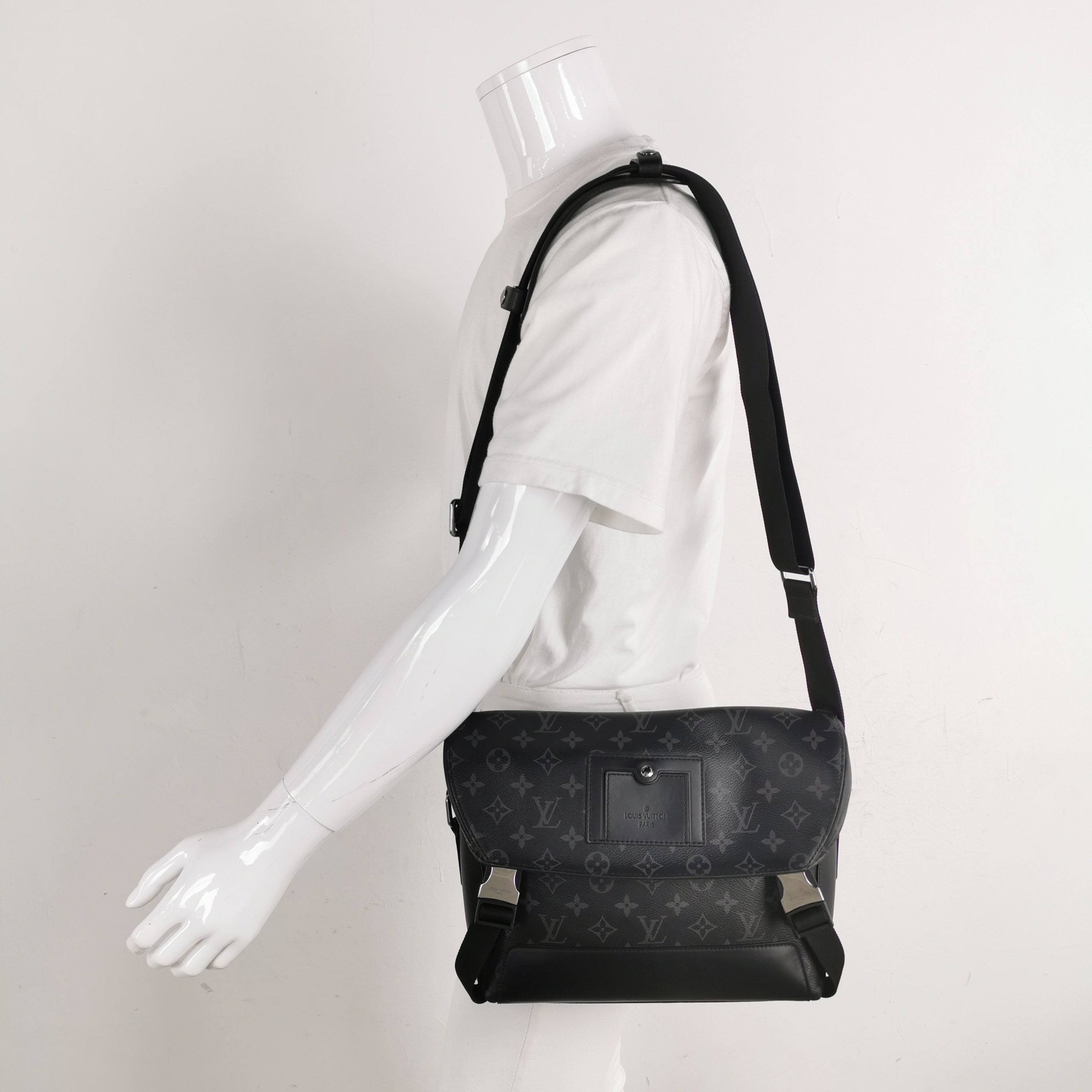Louis Vuitton(LV) Voyager Messenger Bag Monogram Eclipse Canvas PM — alternate view
