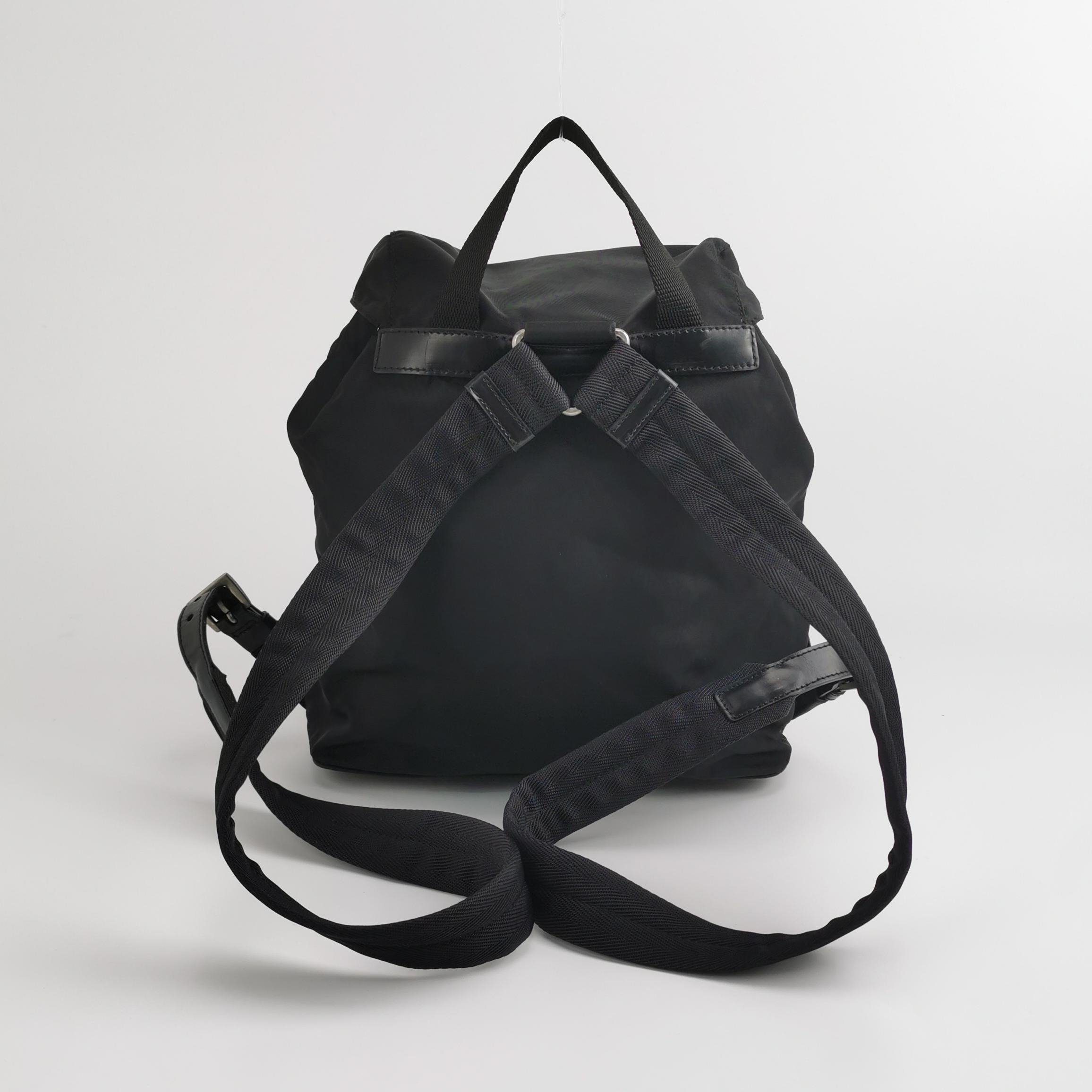 Prada Double Front Pocket Backpack Tessuto Small — photo 5 of 12
