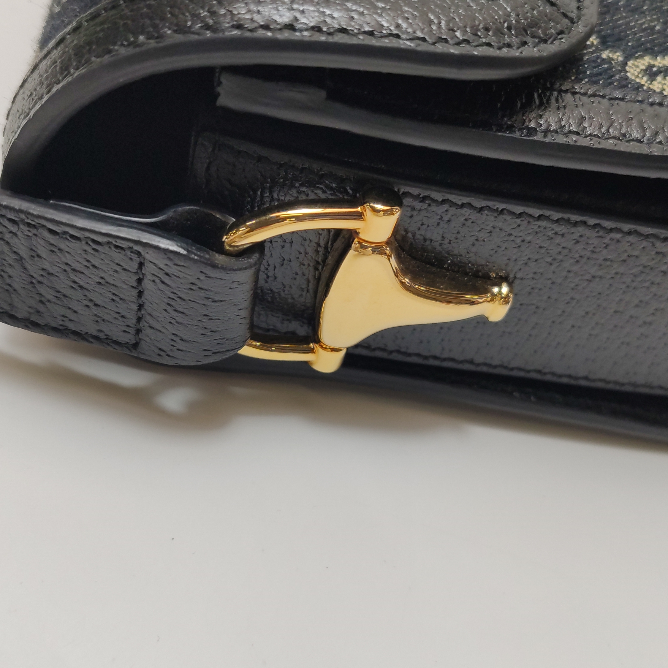 Gucci Horsebit 1955 Shoulder Bag GG Denim Small — photo 9 of 11