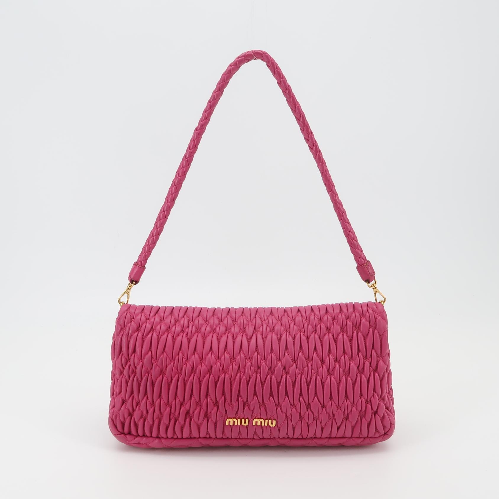 Miu Miu Crystal Clutch Matelasse Leather — photo 5 of 12