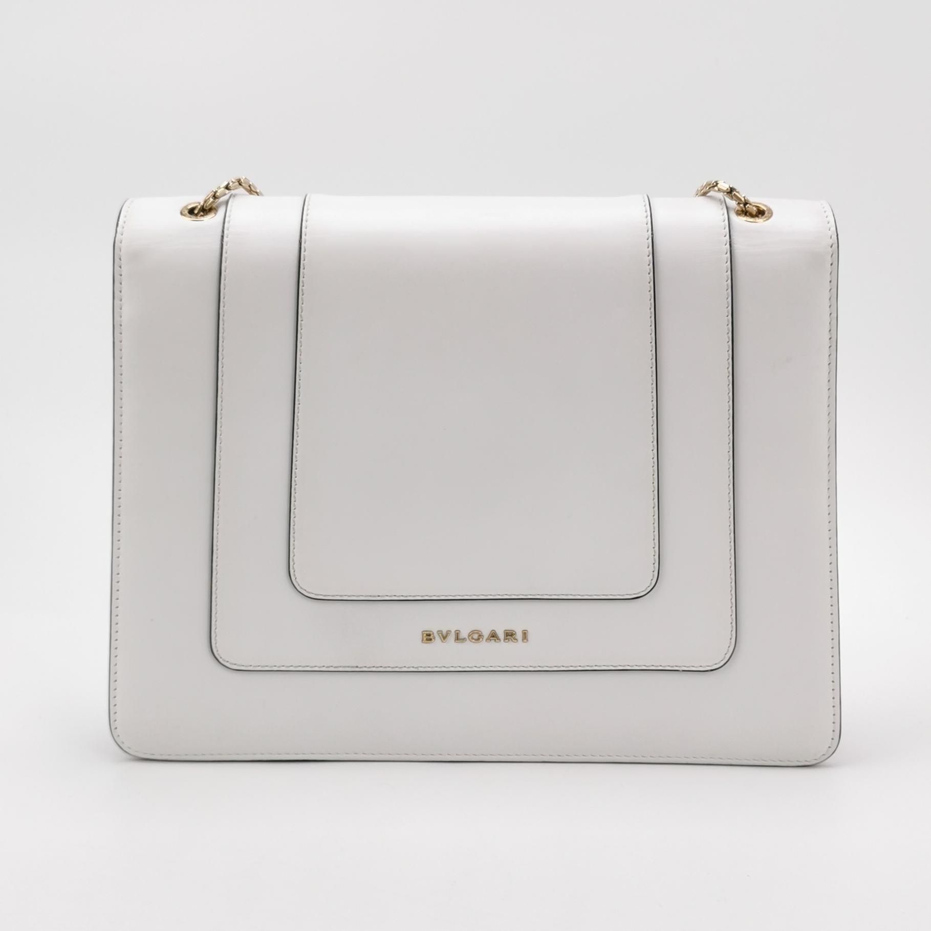 Bvlgari Serpenti Forever Square Shoulder Bag Leather Large — photo 5 of 15
