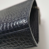 Saint Laurent(YSL) Classic Monogram Tassel Crossbody Bag Crocodile Embossed Leather Medium — thumbnail 10