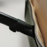 Louis Vuitton(LV) On My Side Tote Leather with Monogram Canvas MM — thumbnail 14