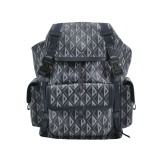 Christian Dior Hit the Road Backpack CD Diamond Coated Canvas — thumbnail 1