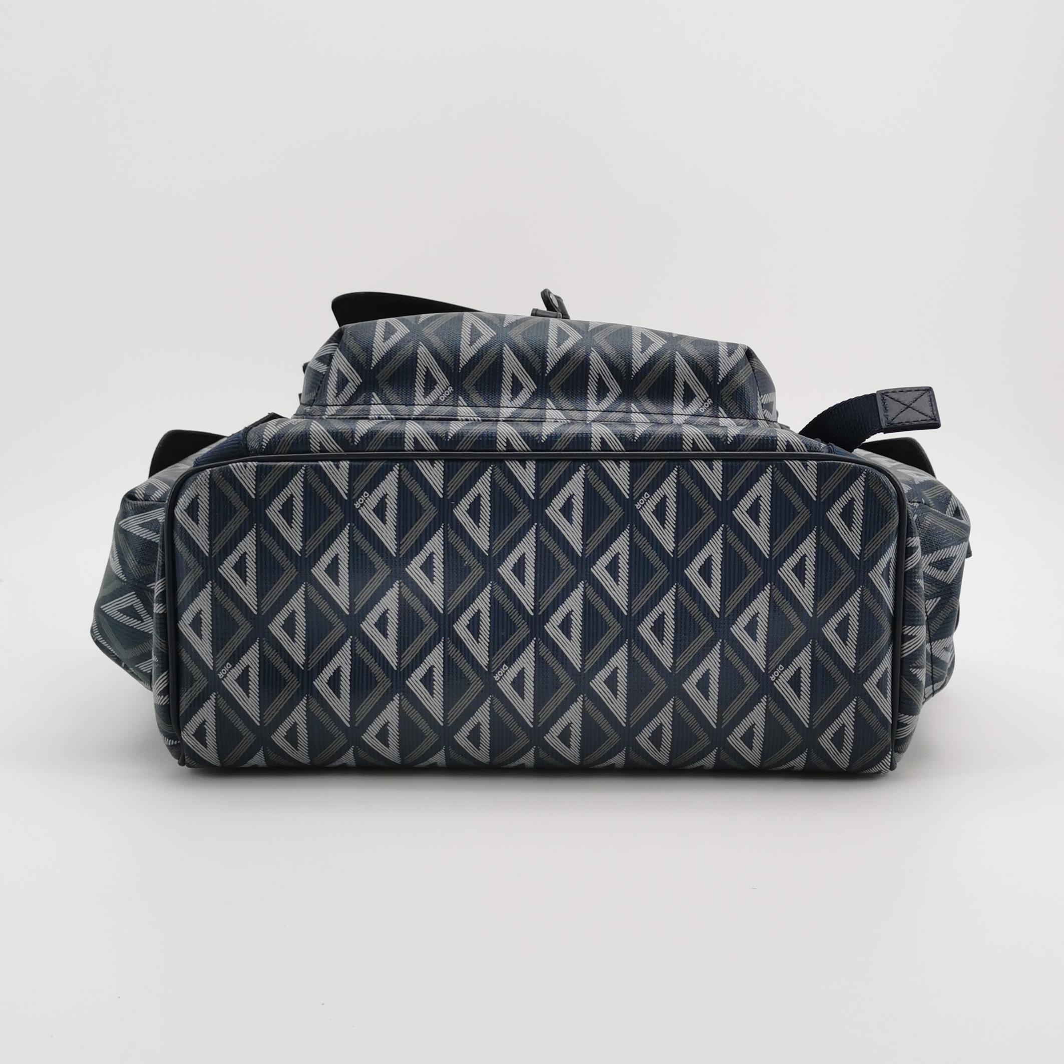 Christian Dior Hit the Road Backpack CD Diamond Coated Canvas — photo 6 of 16