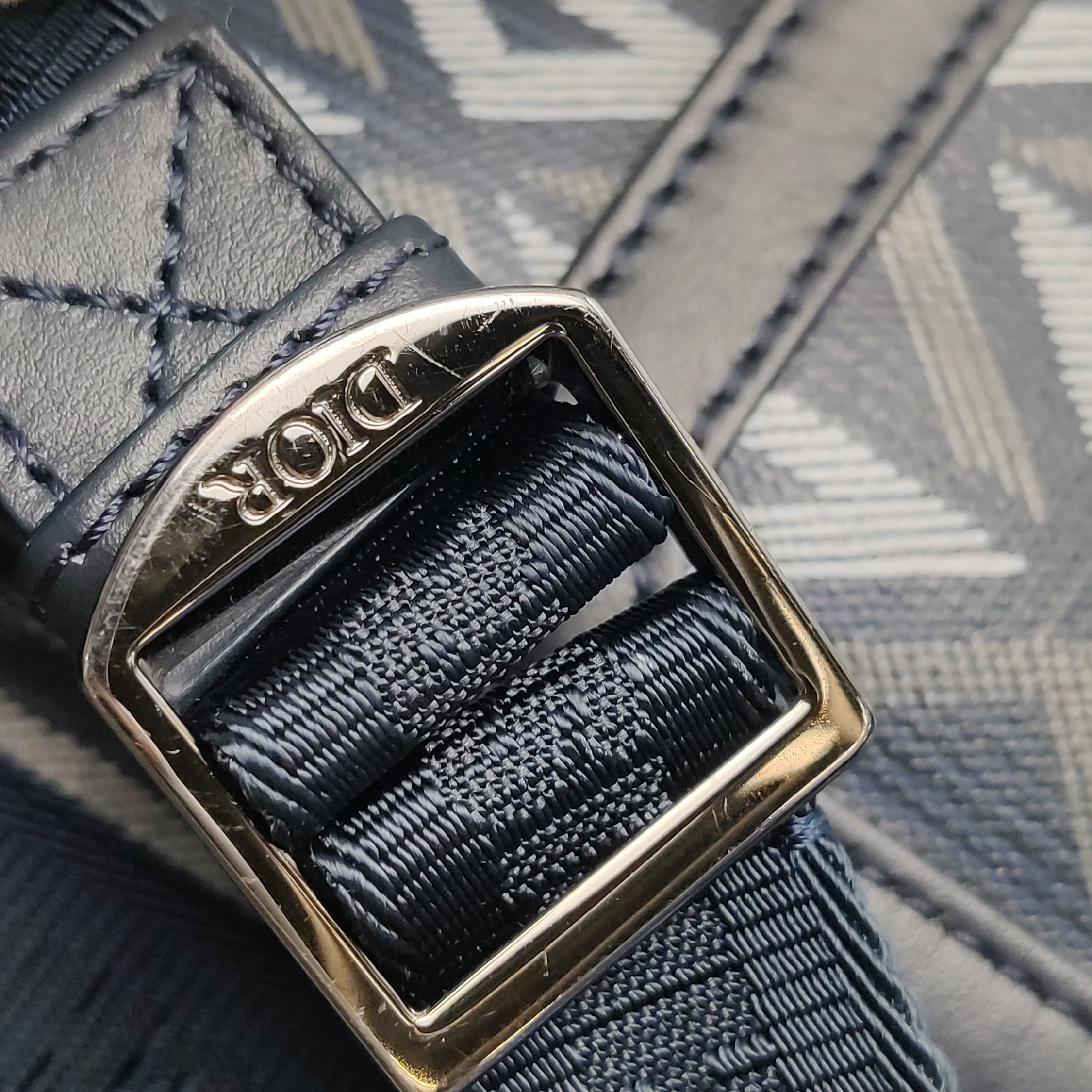 Christian Dior Hit the Road Backpack CD Diamond Coated Canvas — photo 12 of 16