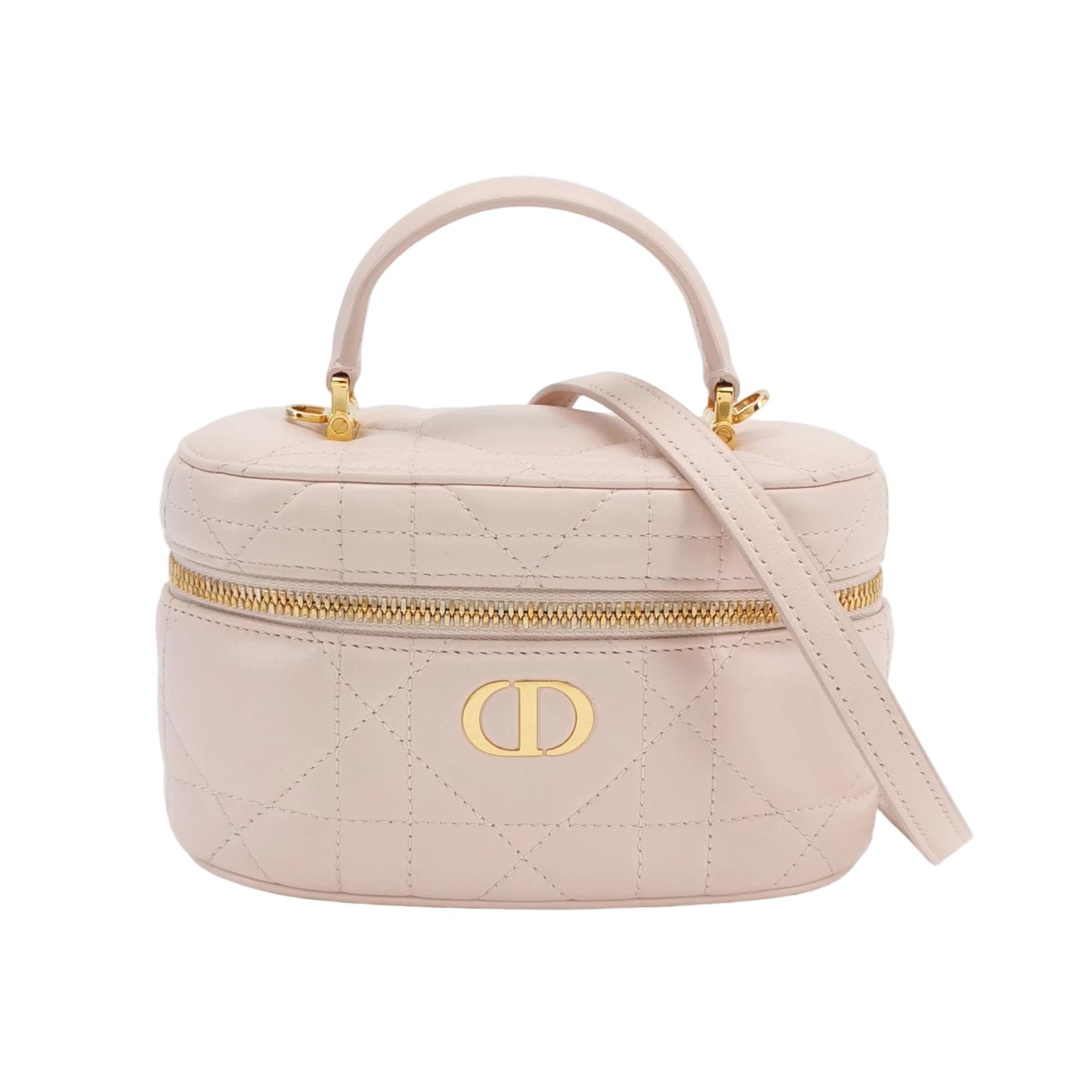  Christian Dior Lady Dior Vanity Case Cannage Quilted Lambskin — photo 1 of 15