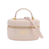  Christian Dior Lady Dior Vanity Case Cannage Quilted Lambskin — thumbnail 1