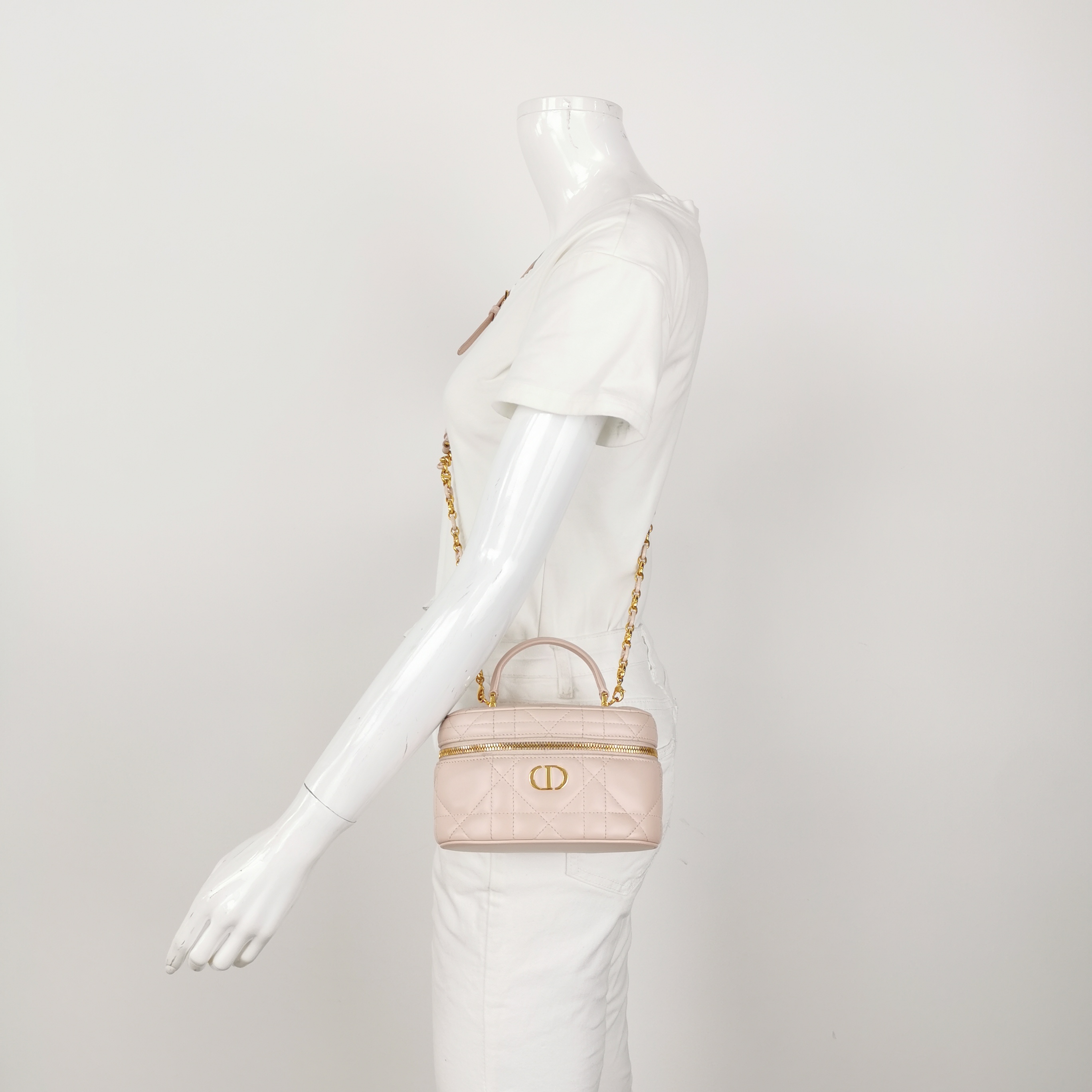  Christian Dior Lady Dior Vanity Case Cannage Quilted Lambskin — alternate view