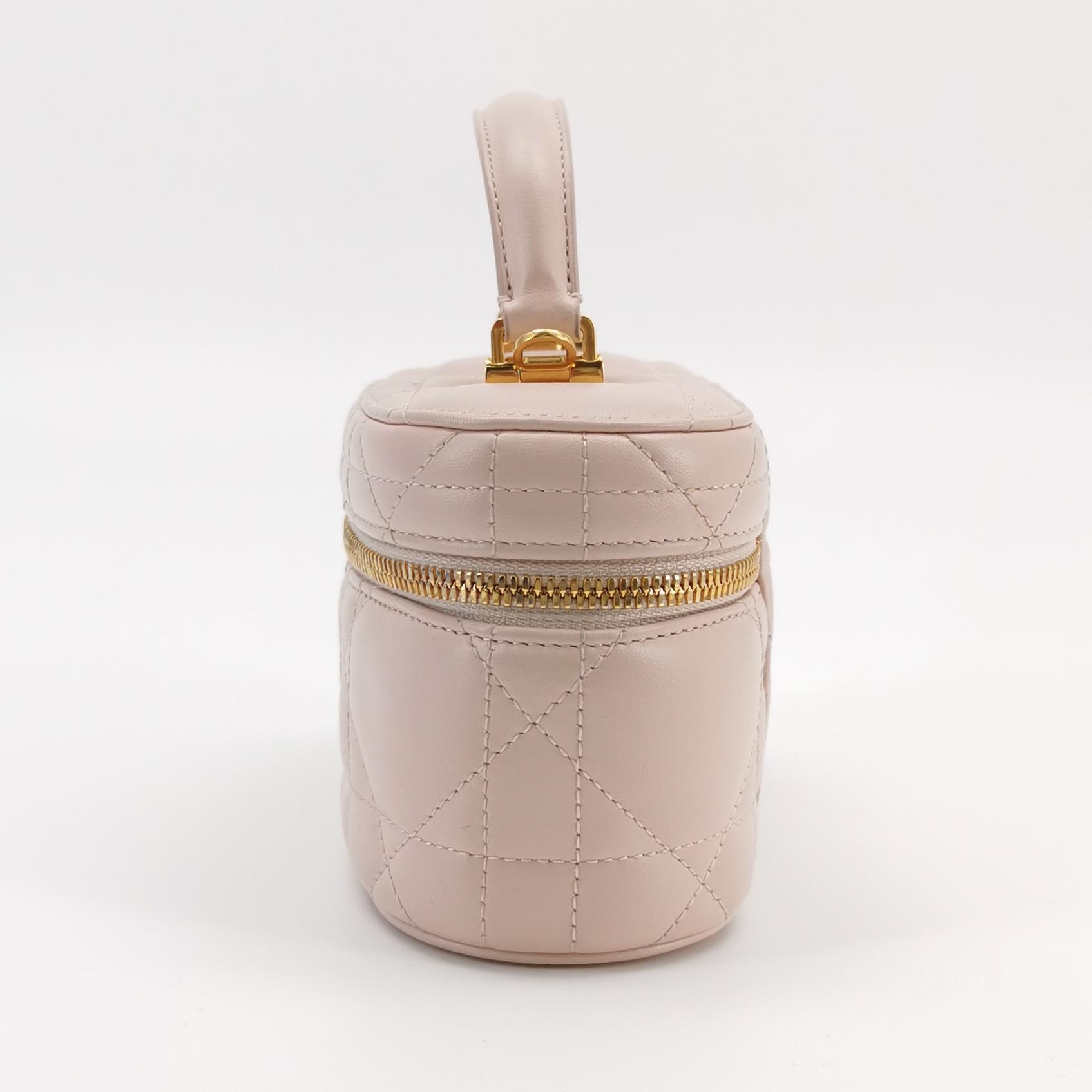  Christian Dior Lady Dior Vanity Case Cannage Quilted Lambskin — photo 4 of 15