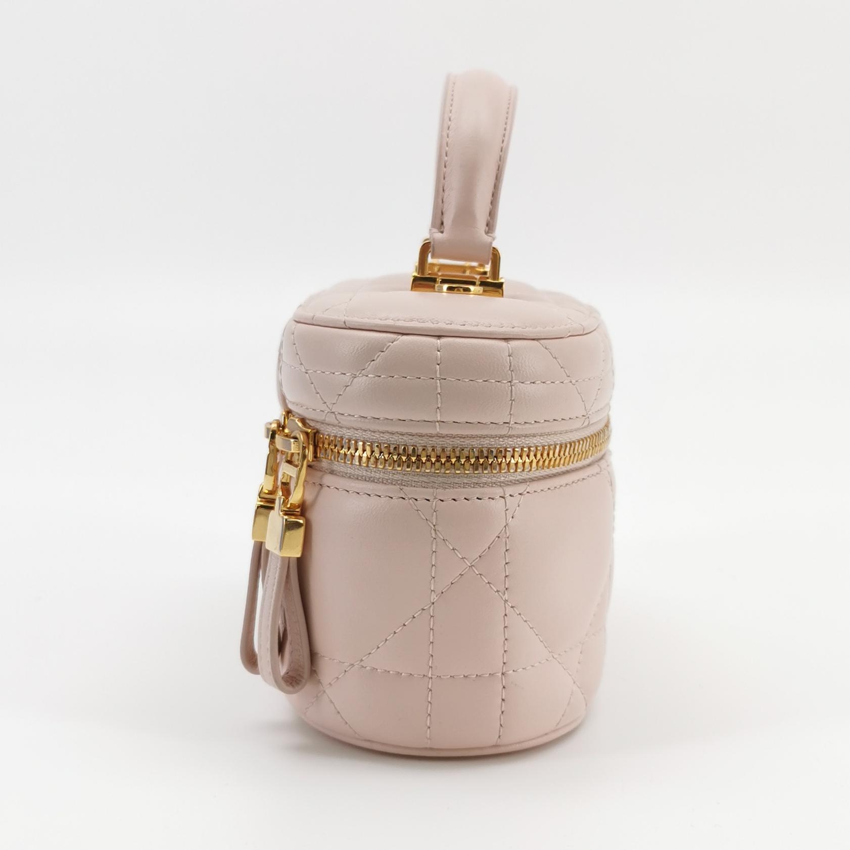  Christian Dior Lady Dior Vanity Case Cannage Quilted Lambskin — photo 3 of 15