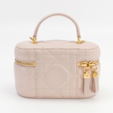  Christian Dior Lady Dior Vanity Case Cannage Quilted Lambskin — thumbnail 5