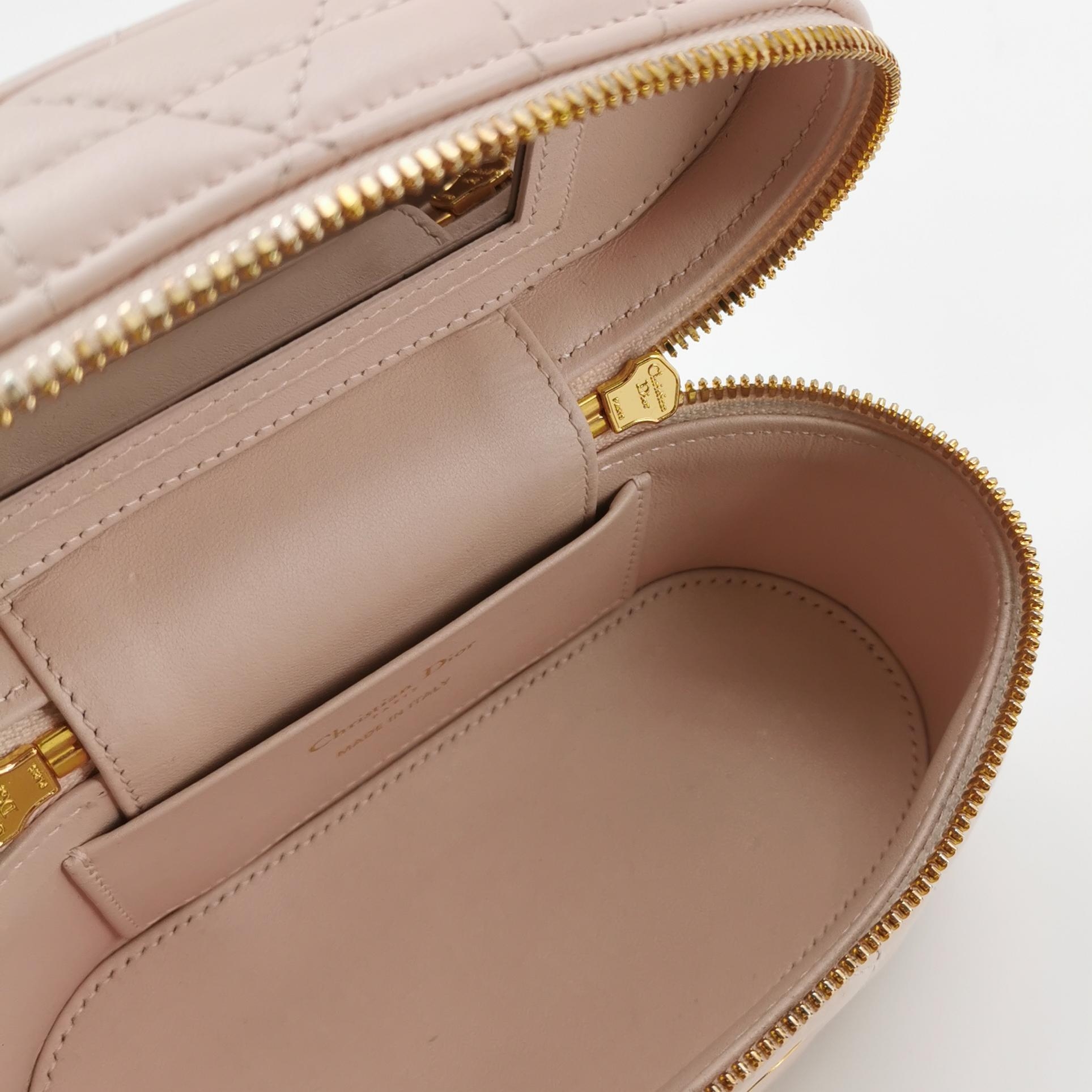  Christian Dior Lady Dior Vanity Case Cannage Quilted Lambskin — photo 8 of 15