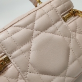 Christian Dior Lady Dior Vanity Case Cannage Quilted Lambskin — thumbnail 10