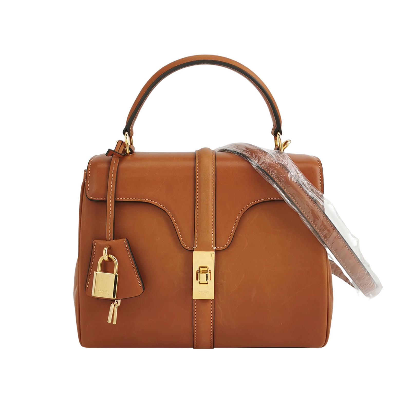 Celine 16 Top Handle Bag Grained Calfskin Medium — photo 1 of 16