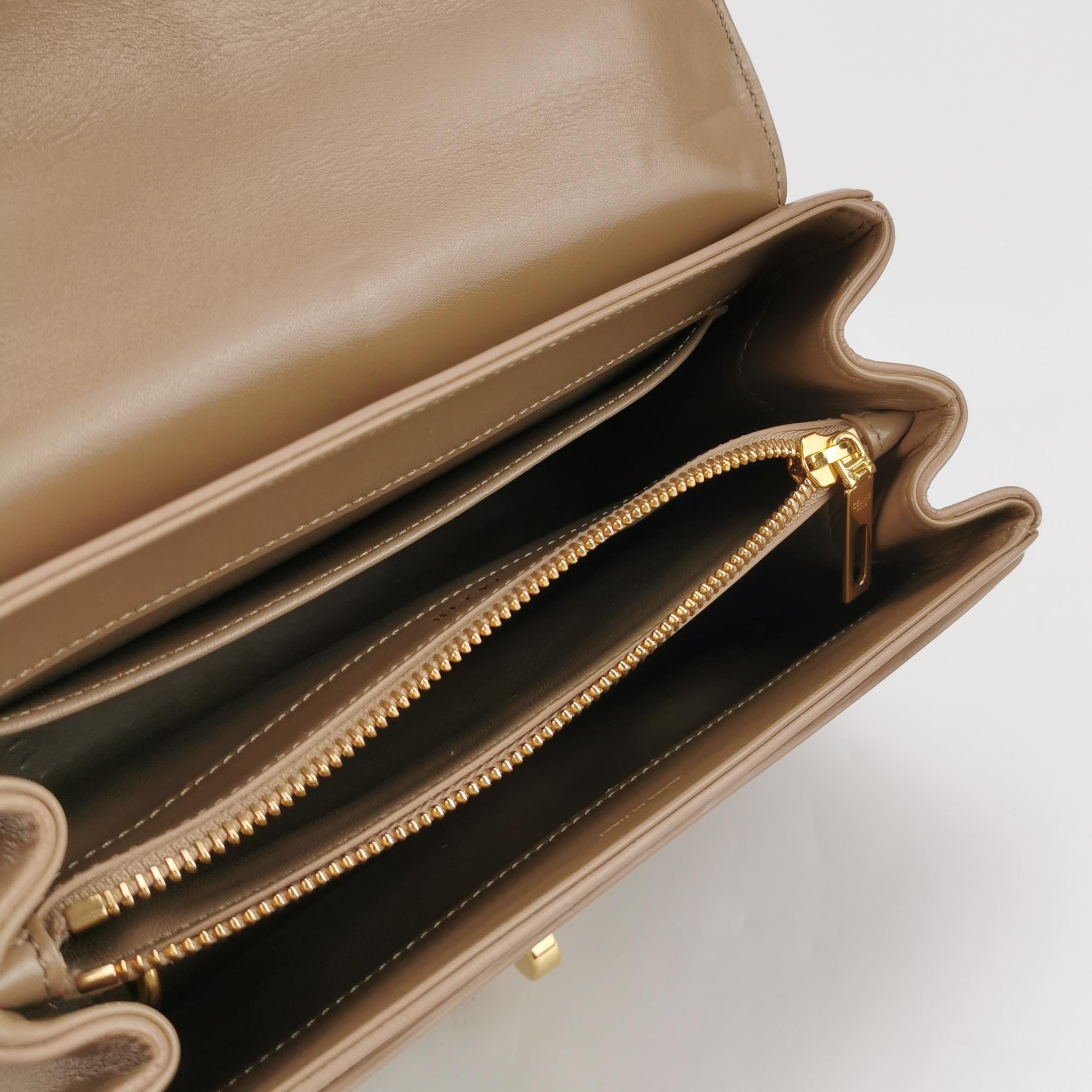 Celine 16 Top Handle Bag Grained Calfskin Medium — photo 8 of 16